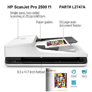 hp scanjet pro 2500 f1 flatbed scanner specs