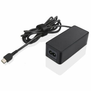 Lenovo 45W standard power supply with 3-pin power cable (USB-C)