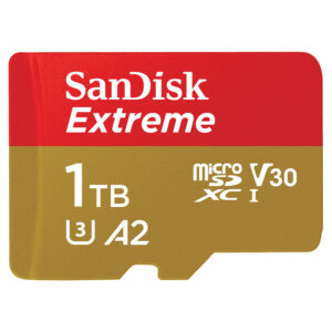 SanDisk 1TB Extreme microSD memory card