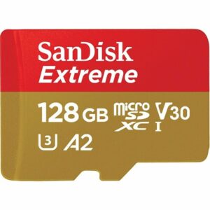 SanDisk 128GB Extreme microSD memory card