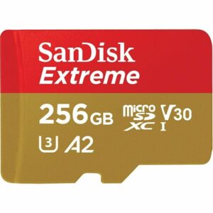 SanDisk 256GB Extreme microSD memory card