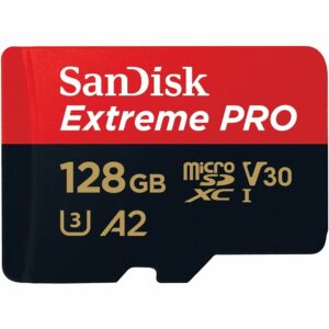 SanDisk 128GB EXTREME Pro microSD memory card (A2)